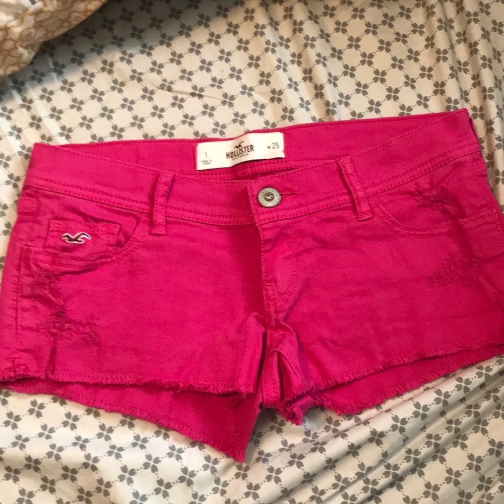 Hollister pink shorts